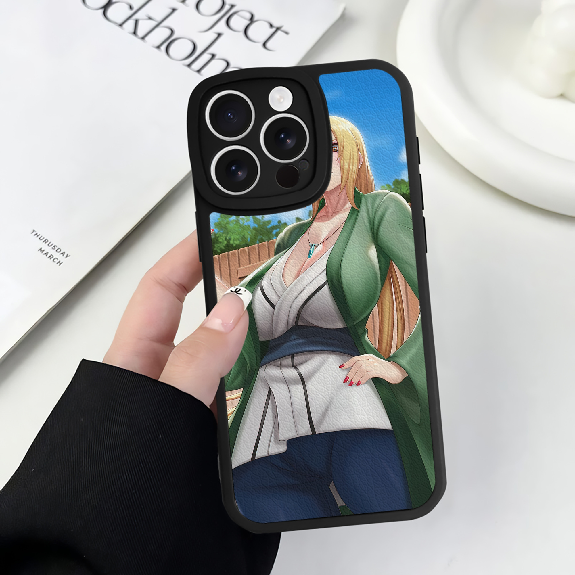 （画像用） NARUTO -ナルト- NARUTO -ナルト- 疾風伝 【iPhone 16シリーズ対応】シリコンスマホケース（レザー調） 材質：シリコン